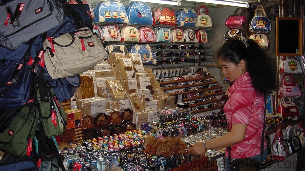 phuket photos shopping patong beach road