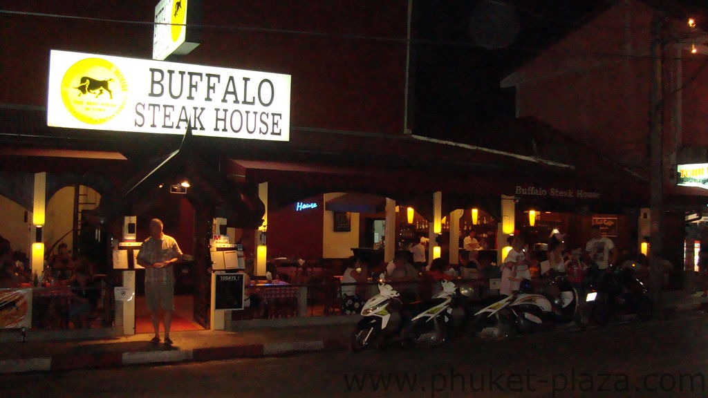Buffalo Steakhouse Kata Beach Restaurants and Dining in Phuket Thailand